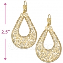 065002 Gold Layered Long Earrings